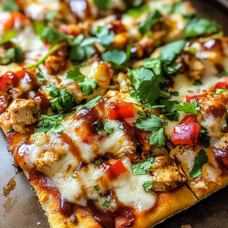 BBQ Chicken Flatbread