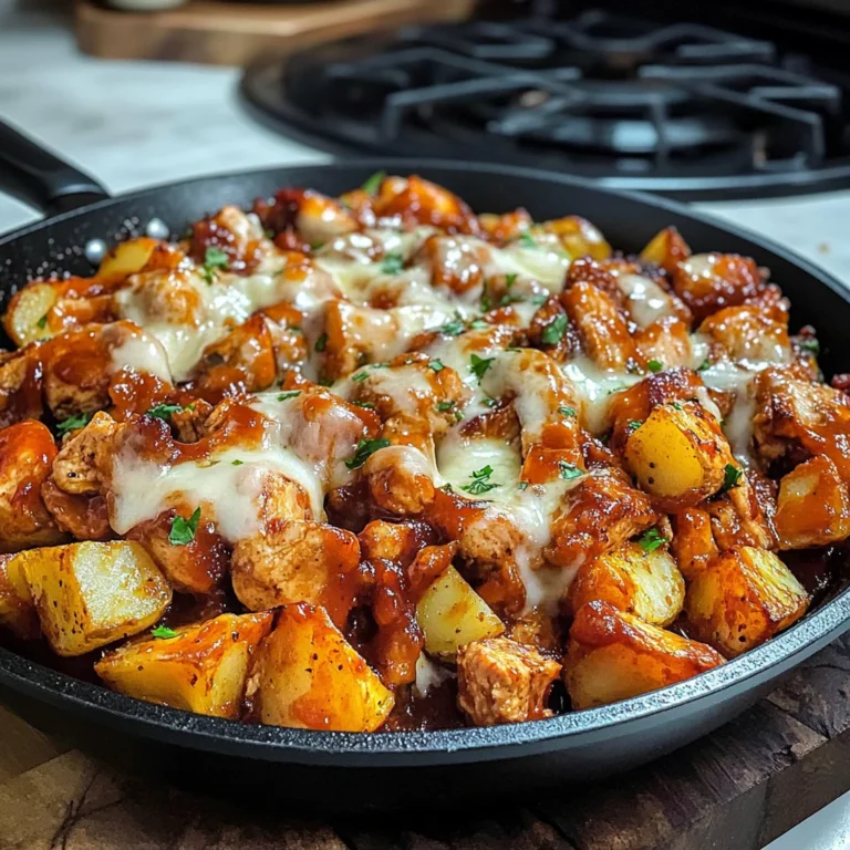BBQ Chicken Potato Skillet