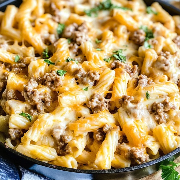 Cheeseburger Pasta