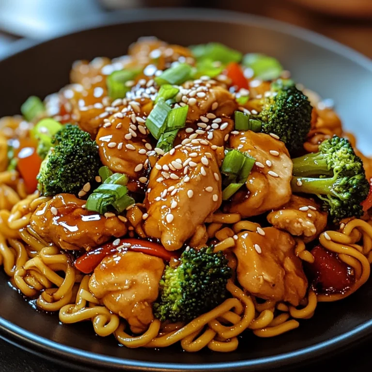 Chicken Teriyaki Noodles