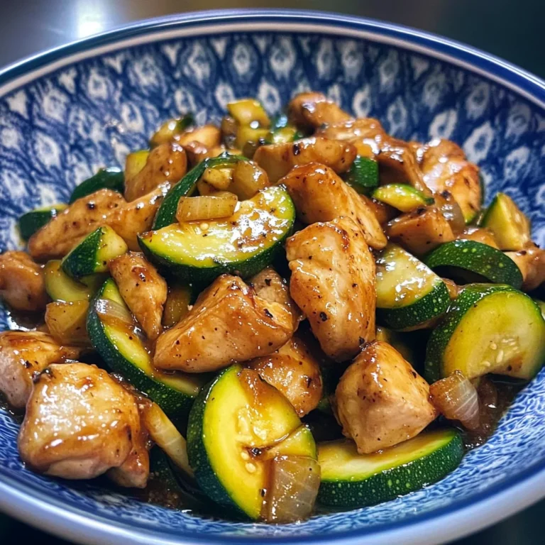 Chicken Zucchini Stir Fry