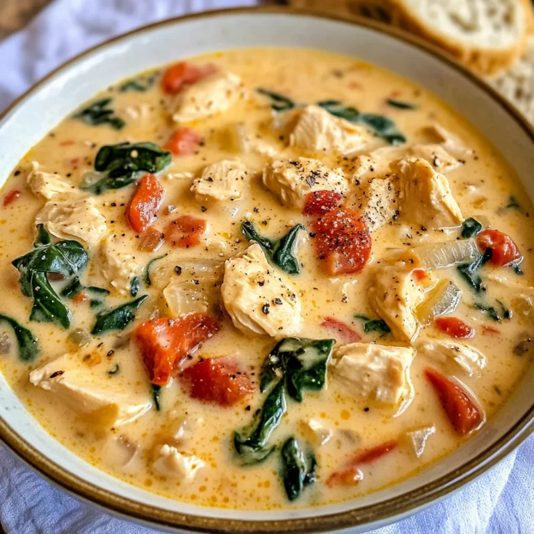 Creamy Tuscan Chicken Soup