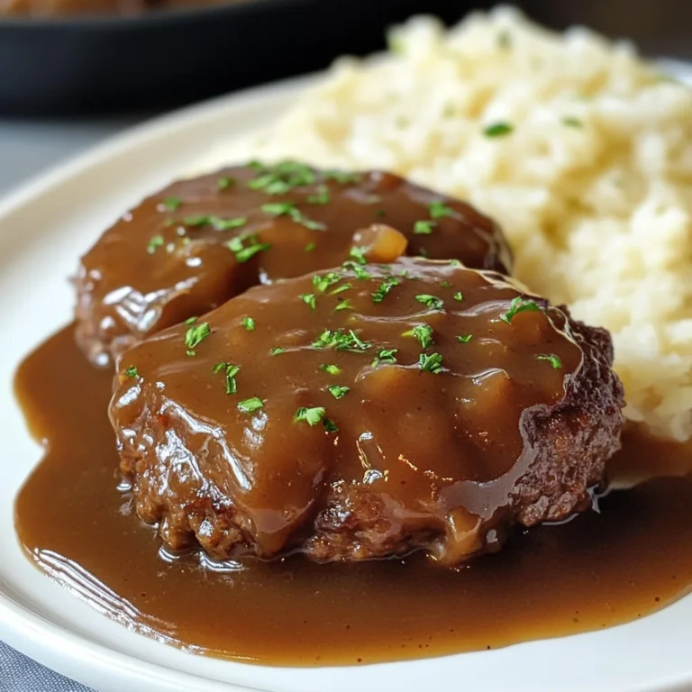 Easy Salisbury Steak Recipe