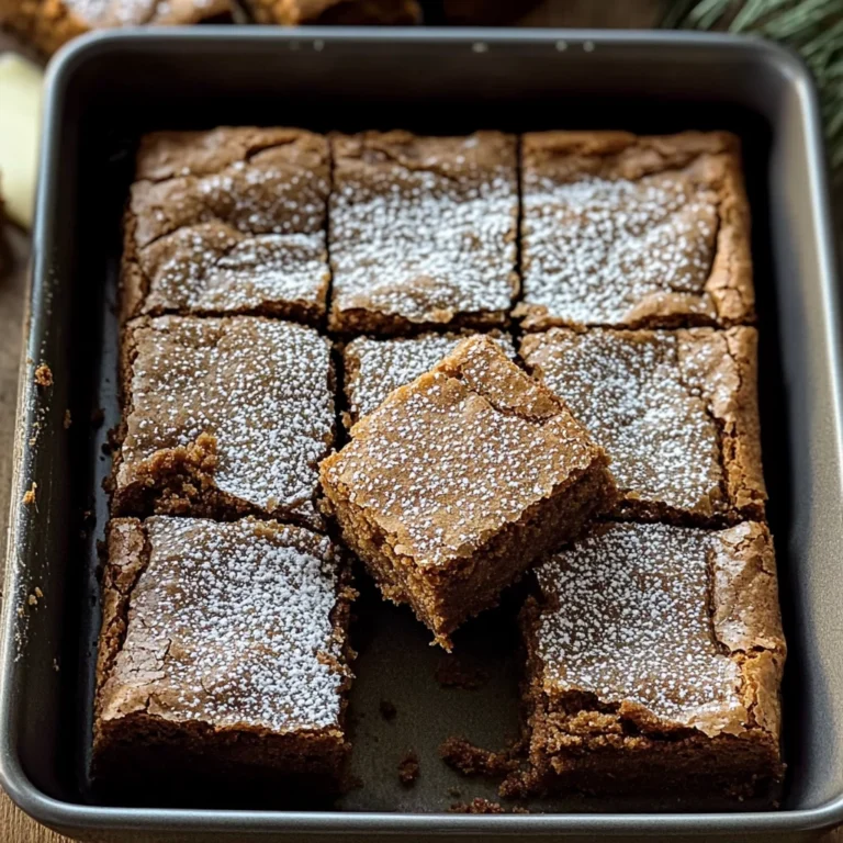 Gingerbread Brownies