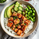 Honey Sriracha Salmon Bowls
