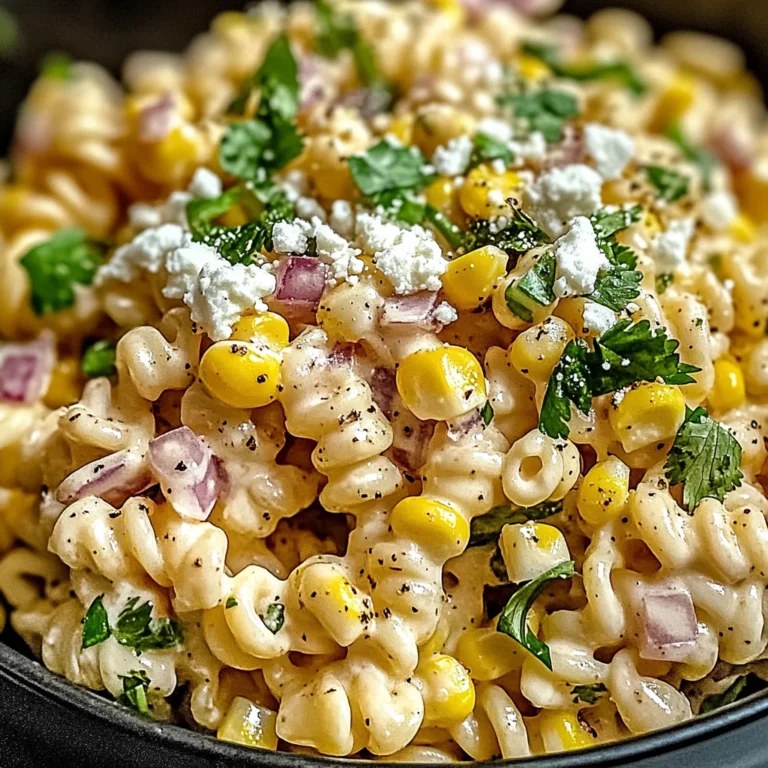 Mexican Street Corn Pasta Salad is a must-try dish!