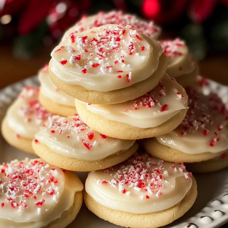 Peppermint Meltaway Cookies
