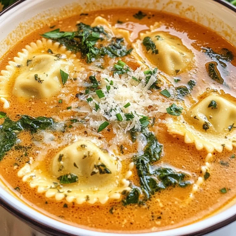 Ravioli Soup