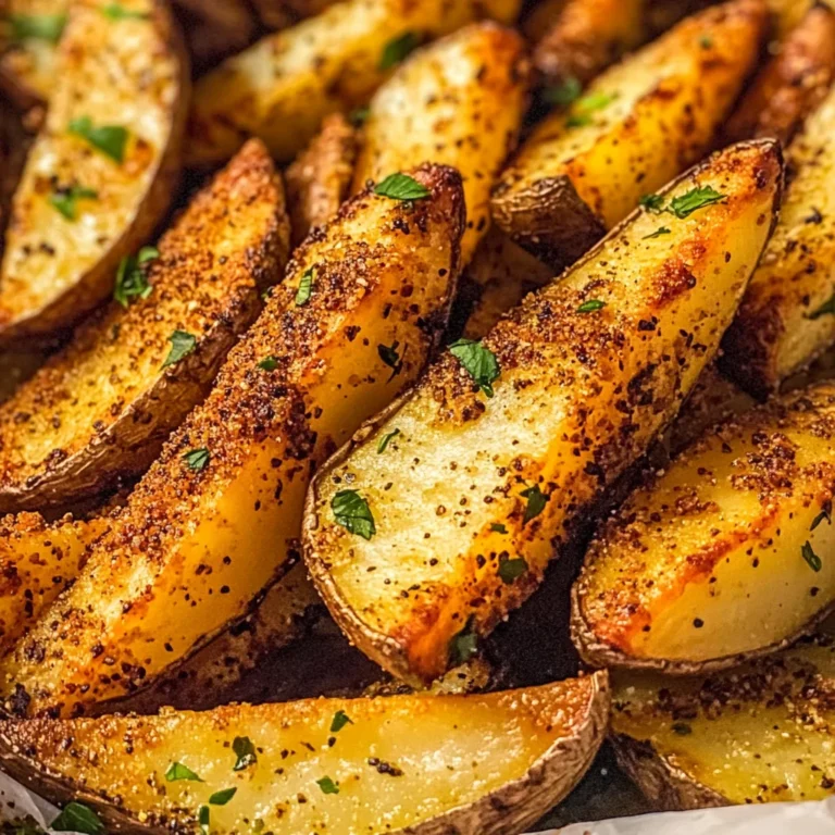 Seasoned Baked Potato Wedges