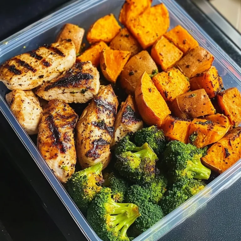 Chicken, Sweet Potato & Broccoli Meal Prep Bowls