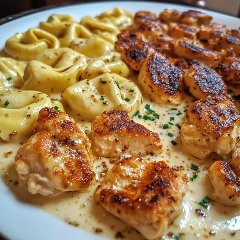 Creamy Cajun Chicken Tortellini in Garlic Cheese Sauce