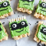 Frankenstein Halloween Rice Krispie Treats