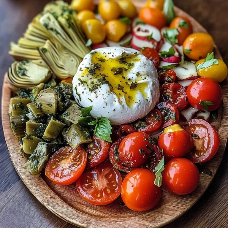 Mediterranean Burrata Board