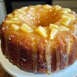 Pineapple Pound Cake with Pineapple Glaze