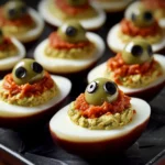 Spooky Deviled Eyeballs