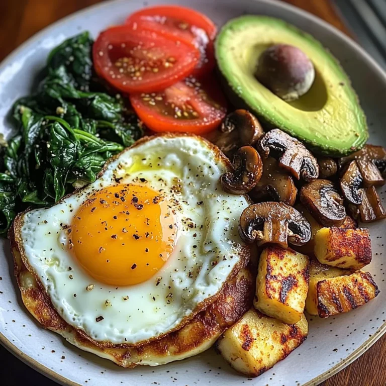 Sunny Veggie & Halloumi Breakfast Plate