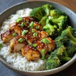Teriyaki Chicken Bowl with Broccoli & Rice