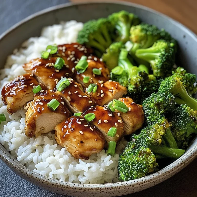 Teriyaki Chicken Bowl with Broccoli & Rice