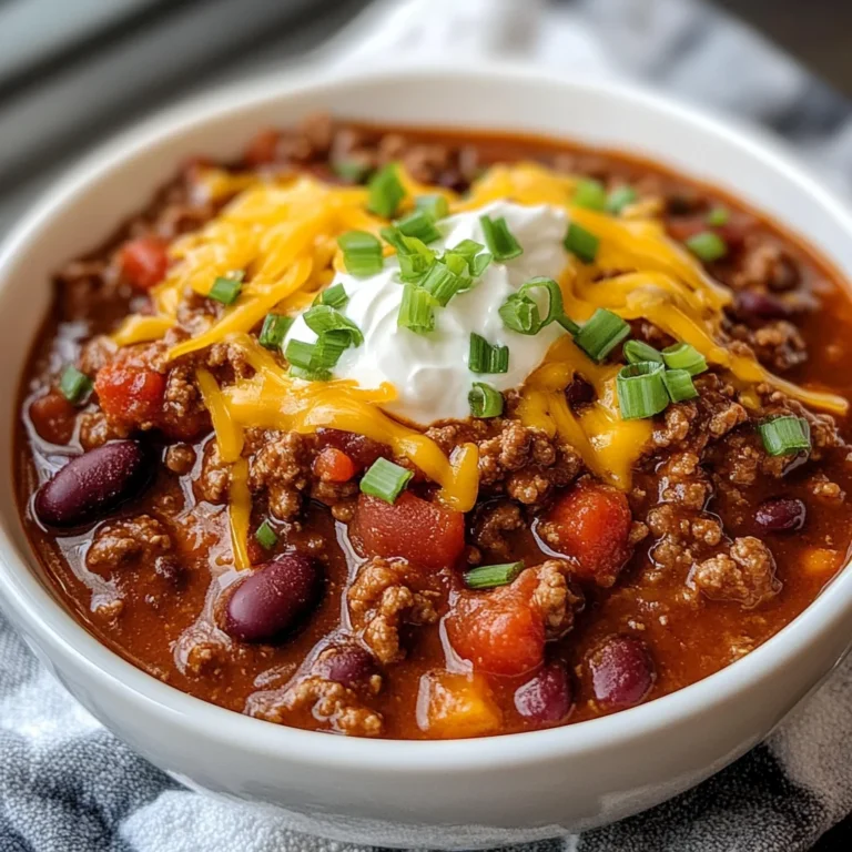 The Best Chili Recipe