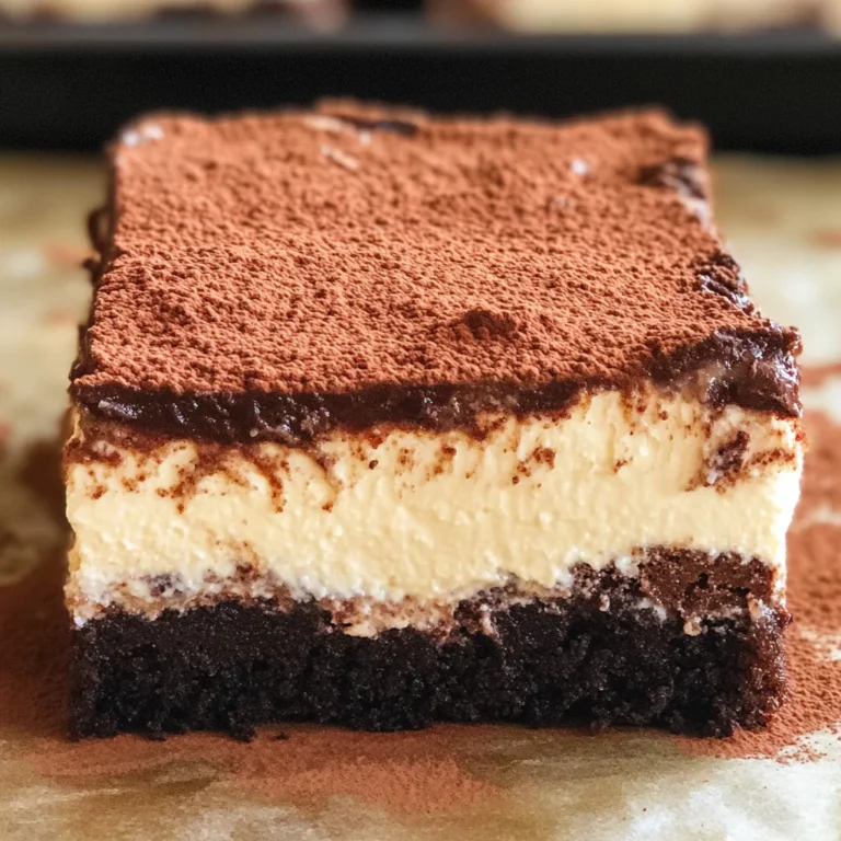 Tiramisu Brownies