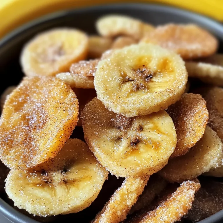 Air Fryer Cinnamon Banana Chips