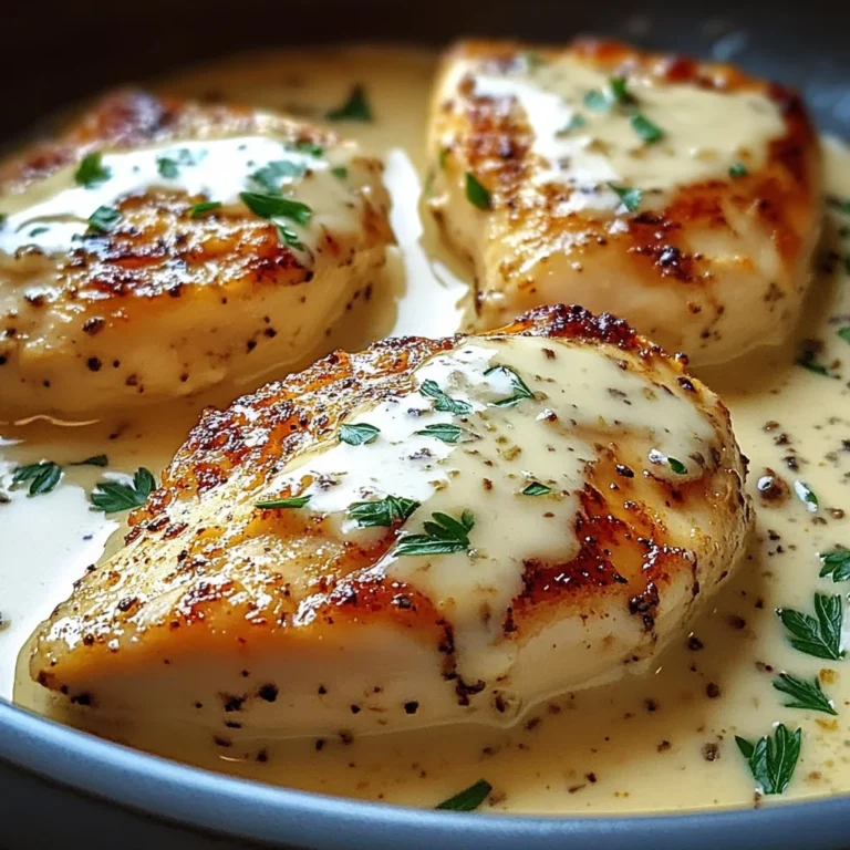 Creamy Baked Chicken with Parmesan and Garlic