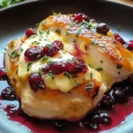 Impressive Cranberry Brie Stuffed Chicken