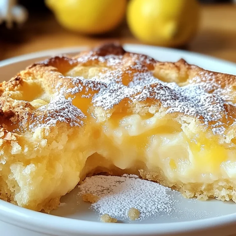Magic Lemon Cobbler Recipe: A Delightful Dessert Experience