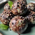 Mint Chocolate Chip Protein Balls