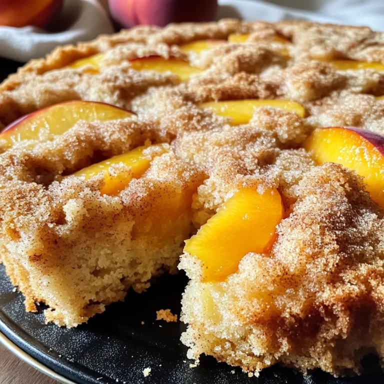 Peach Coffee Cake