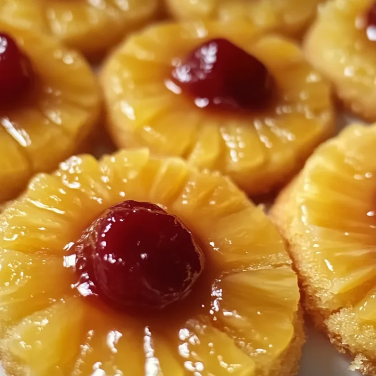 Pineapple Upside-Down Sugar Cookies