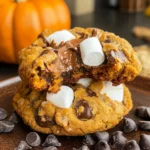 Pumpkin S'mores Cookies