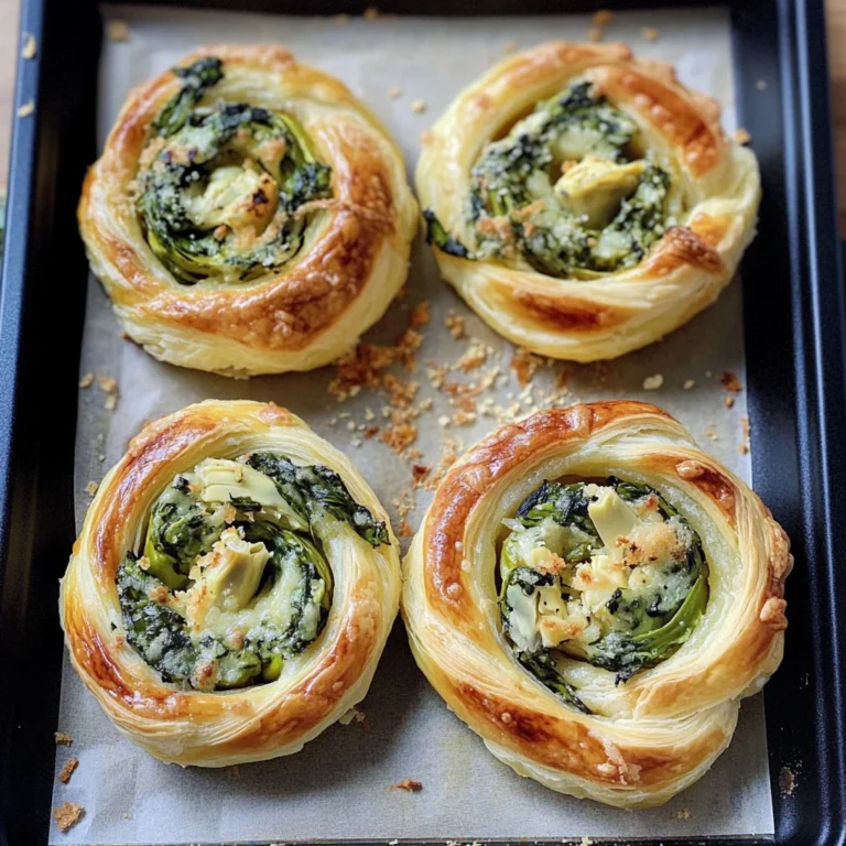 Spinach Artichoke Swirls