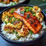 Sriracha Honey Salmon Bowls