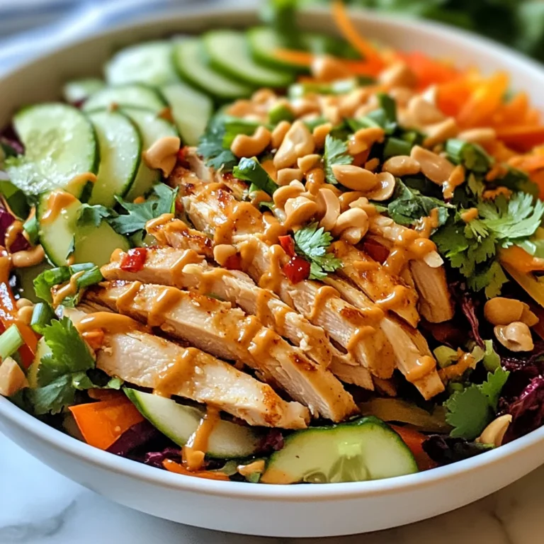 Thai Peanut Chicken Salad